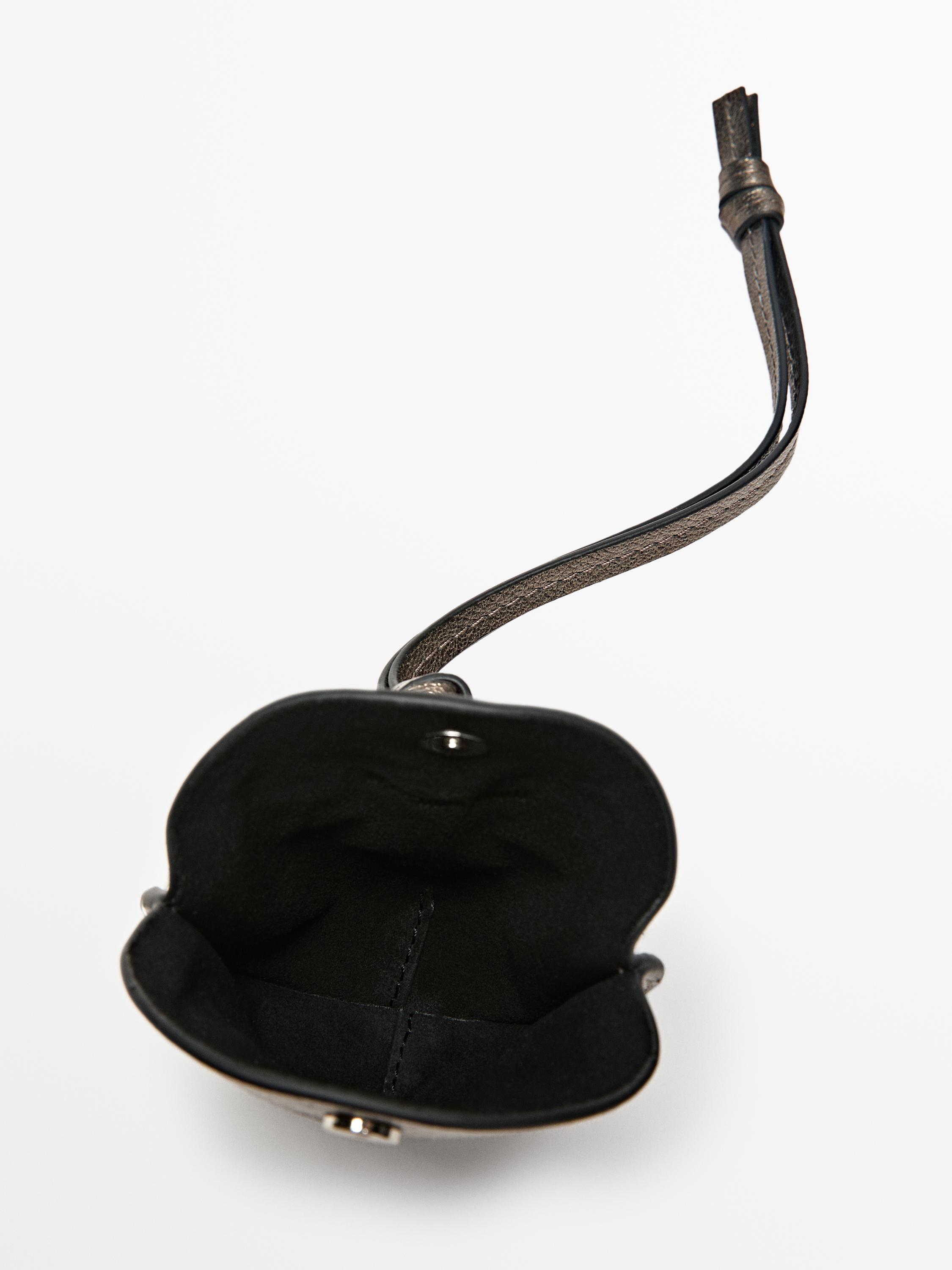 Étui pliable AirPods en cuir nappa